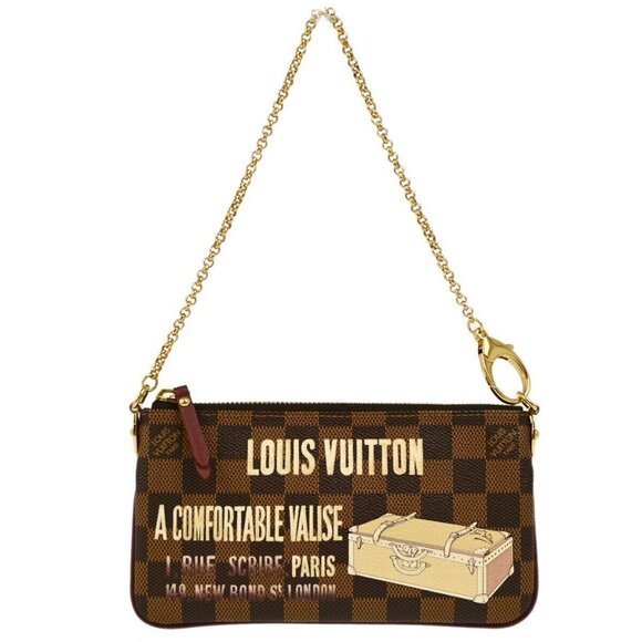 Louis Vuitton Damier Pochette Milla MM Handbag N63091 AA3190 143446 - Picture 1 of 10